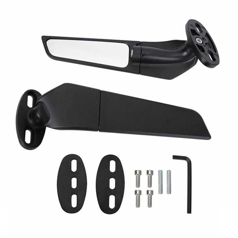 RETROVISEUR AERO-TECH SPORTIVE UNIVERSAL NOIR